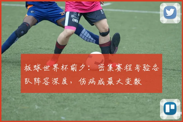 板球世界杯前夕:密集赛程考验各队阵容深度,伤病成最大变数 - 搜狐体育推荐